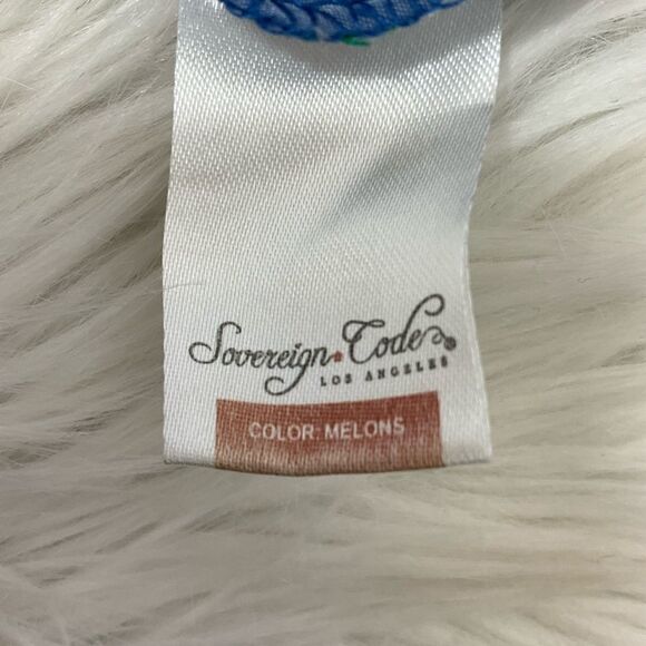 Sovereign Code Men’s Tropical Watermelon Print Blue Red Swim Trunks Size Medium - Picture 15 of 16